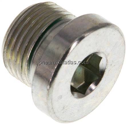 HD-Verschlussstopfen Innenskt. G 3/8", Stahl verzinkt