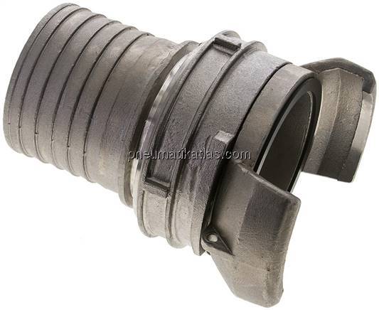 Guillemin-Kupplung, Tülle 65 (2-1/2") mm, Edelstahl, mit Verriegelung