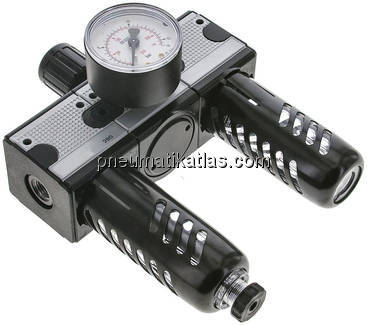 MULTIFIX Wartungseinheit (1), 3-tlg., G 1/4", 0,5 - 10 bar