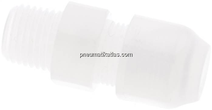 Gerade Verschraubung R 1/4"-8x6mm, Polypropylen