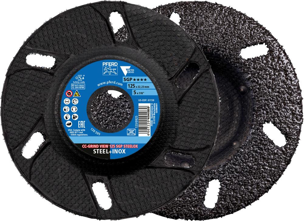 Schleifscheibe SGP VIEW CC-GRIND-ROBUST STEELOX 125mm VICTOGRAIN Pferd