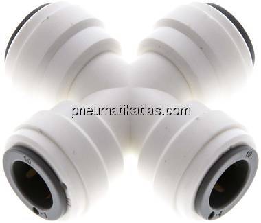 Kreuz-Steckanschluss 10mm, IQS-LE (EPDM-Dichtung)