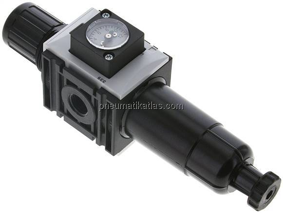 FUTURA Filterregler, G 1/4", 0,5 - 10 bar, Baureihe 0