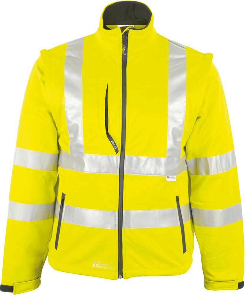 Warnjacke,Softshell, Gr. 2XL, neongelb ASATEX