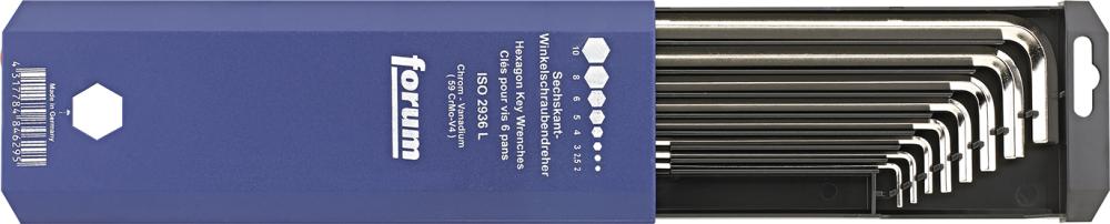 6kt-Schl.-Satz DIN911L 2-10mm 8tlg. Box FORUM