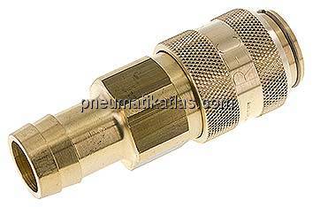 Kupplungsdose (NW15) 25 (1")mm Schlauch, Messing