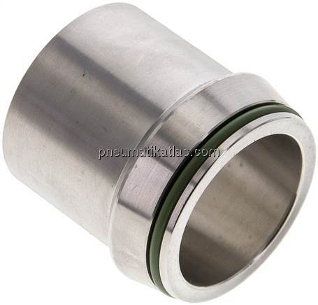 Anschweißnippel 42 x 4mm, 1.4571