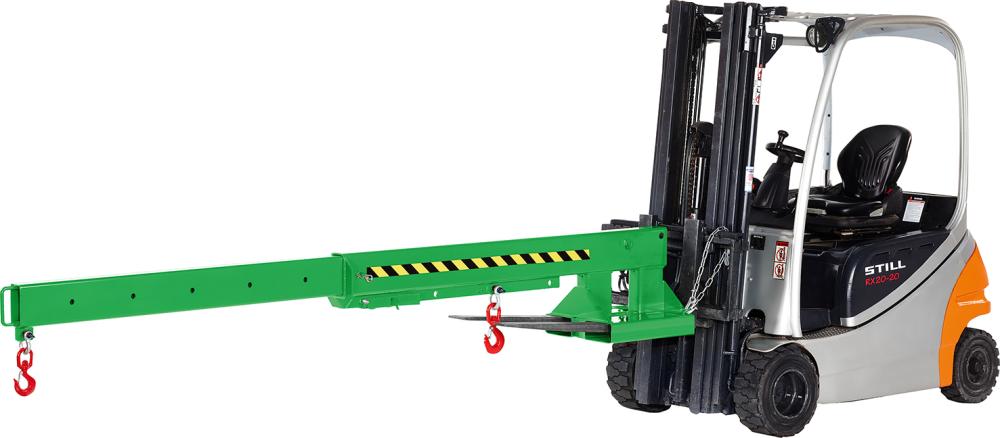 Kranarm Typ RKA-5 6-fach ausziehb.5000kg nicht verst. 2220-3720 RAL 6018 gelbgrün