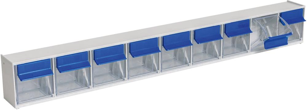 MultiStore Riegel Nr. 9 hochschlagfest Kunststofflichtgrau