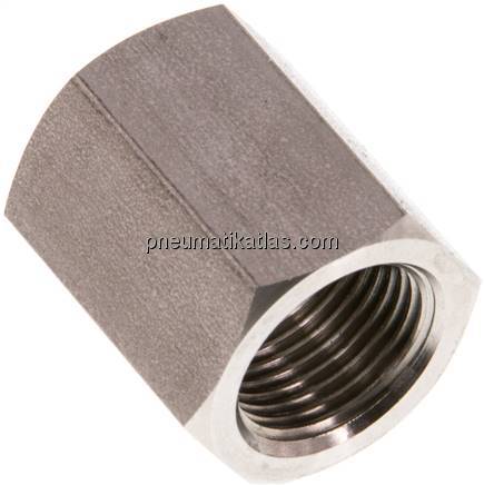 Muffe G 3/8"-G 3/8", 1.4571