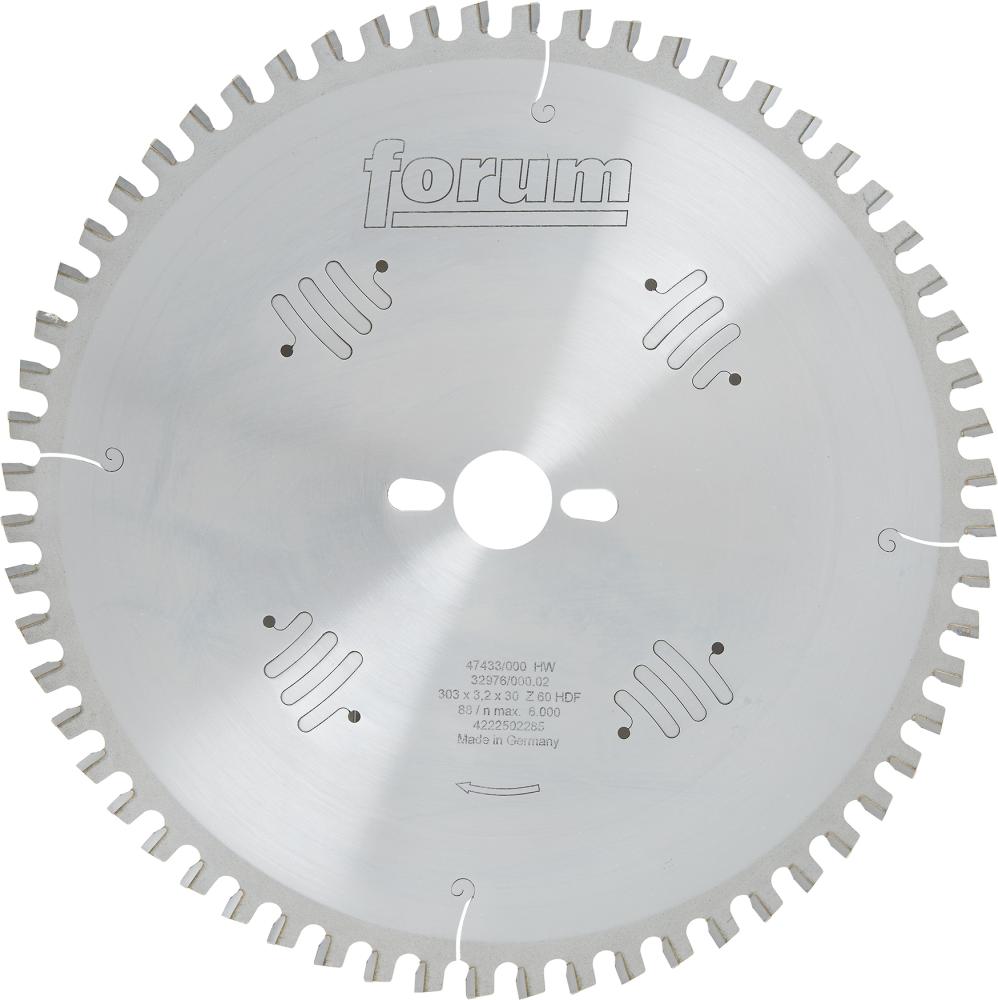 Kreissägeblatt HW-DH n. 303X3,2X30-60Z FORUM