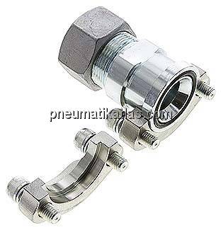 Gerade Flanschverschraubung 1-1/4"-SAE (3000 PSI), 30 S (M42x2)