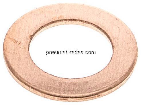 Dichtring aus Kupfer (8,2x13,9x1 mm)