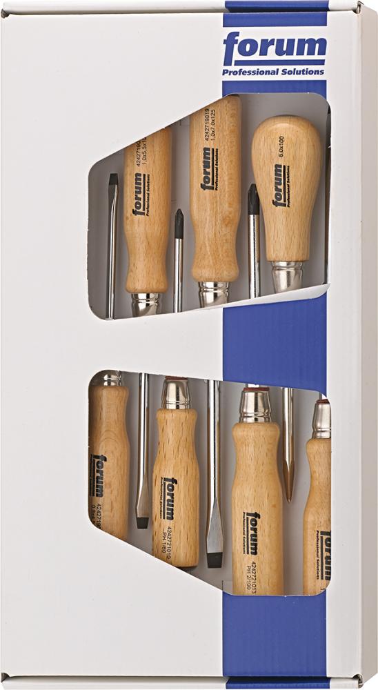 Schraubendreher-Satz Holz7tlg. Schl/PH/Aufr. FORUM