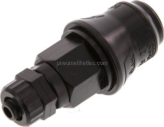 Kupplungsdose (NW5) 8x6mm Schlauch, POM