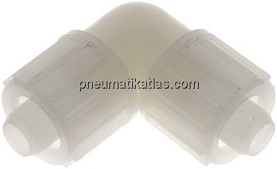 Winkel-Verschraubung 20x13mm, PVDF