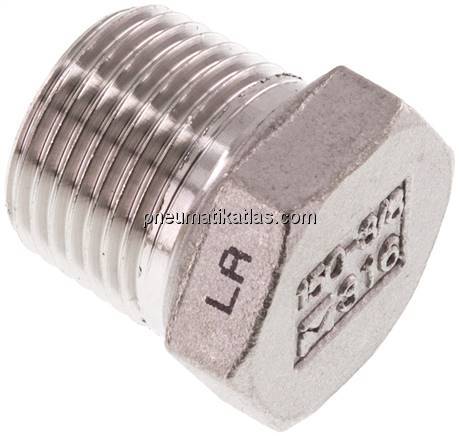 Verschlussstopfen Außenskt. R 3/8", 1.4408