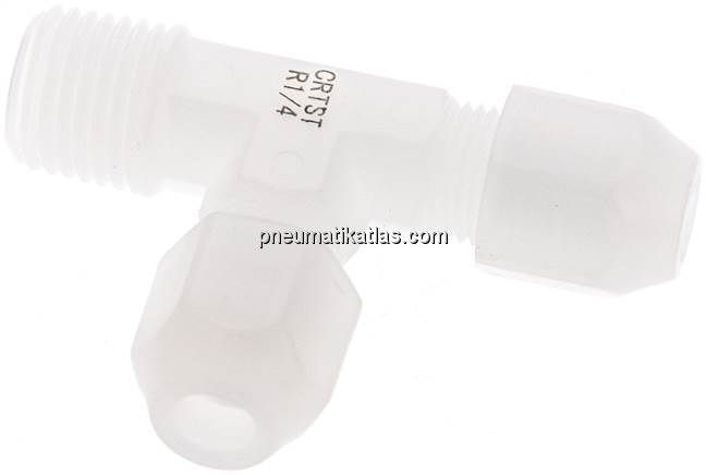 LE-Verschraubung R 1/4"-6x4mm, PVDF (FDA)