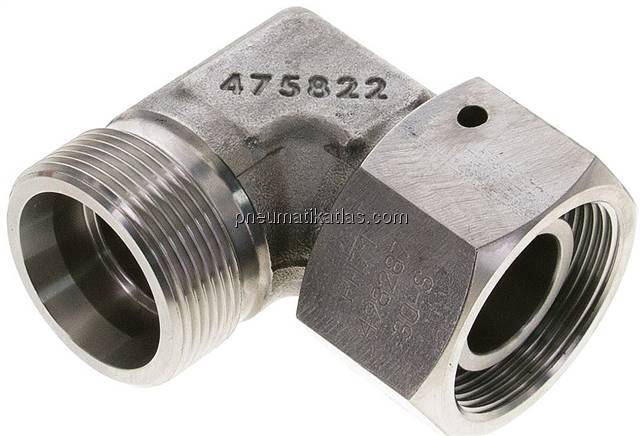 Einstellb. Winkel-Schneidringverschr. 30 S (M42x2), ohne Mutter & Schneidring, 1