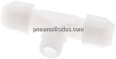 T-Verschraubung R 3/8"-12x10mm, PVDF (FDA)