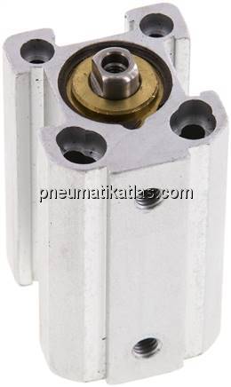 Kurzhubzylinder, einfachwirkend, Kolben 16mm, Hub 20mm