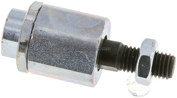 Flexokupplung M 12, Stahl verzinkt