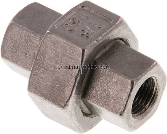 Verschraubung flach dichtend Rp 1/8" (IG),1.4408