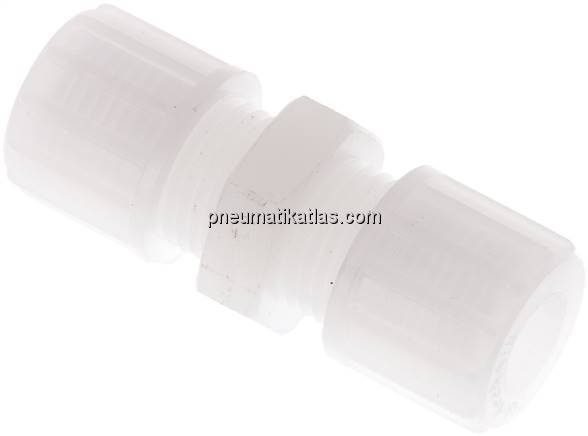 Gerade Verschraubung 10x8mm, PVDF