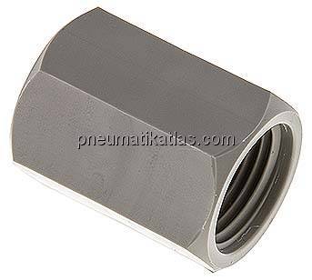 Muffe G 1/2"-G 1/2", Polypropylen