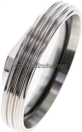 Blindgewindestutzen (Milchgewinde) Rd 95 x 1/6", 1.4404