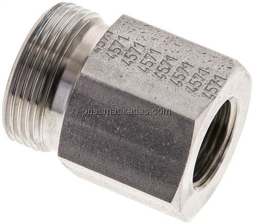 Aufschraub-Schneidringverschr. G 3/8"-18 L (M26x1,5), ohne Mutter & Schneidring,