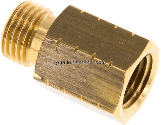 Reduziernippel G 1/4"(AG)-NPT 1/4"(IG), Messing