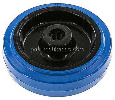 Rad für Elastik-Vollgummirolle, 125mm