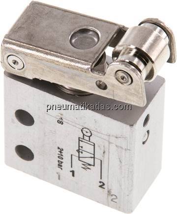 3/2-Wege (NO) Endschalter mit Rollenhebel, M 5