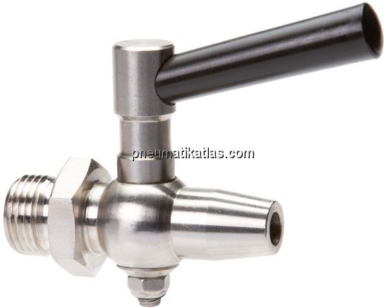 Exemplarische Darstellung: Edelstahl-Probierhahn