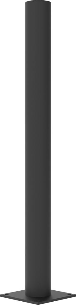 Endpfosten Delta für Schwingtür JULIET H1200xD110 mm schwarz