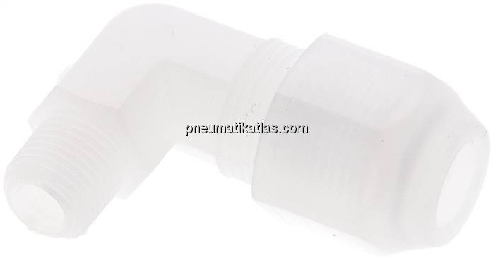 Winkel-Verschraubung R 1/8"-8x6mm, Polypropylen