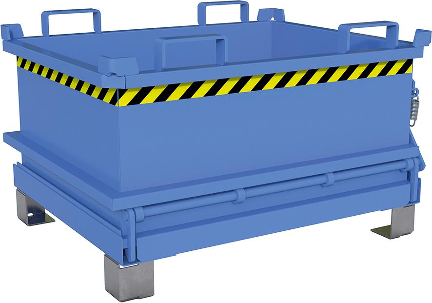 Mini-Klappbodenbehälter MSB 250, lackiert, Lichtblau