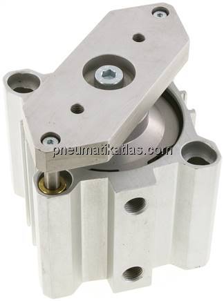 Kurzhubzylinder, verdrehgesichert, 80,Hub 40mm