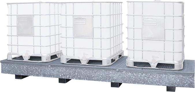 Großraumauffangwanne 3850x1300x385,verz. LACONT