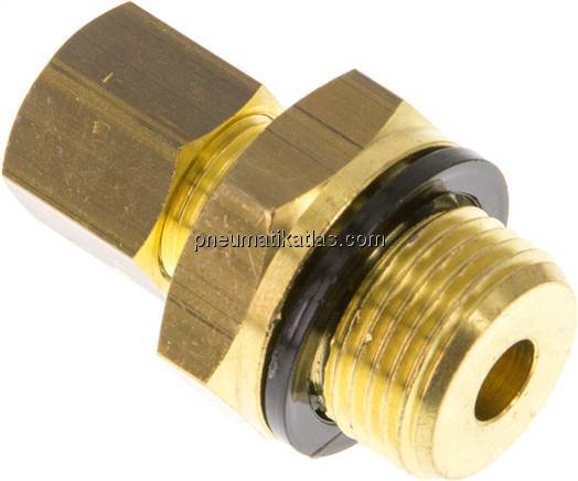 Gerade Klemmringverschraubung G 3/8"-8 (M12x1)mm, Messing