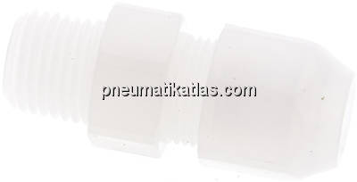 Rohrdurchführung R 1/4"-8x6mm, PVDF (FDA)