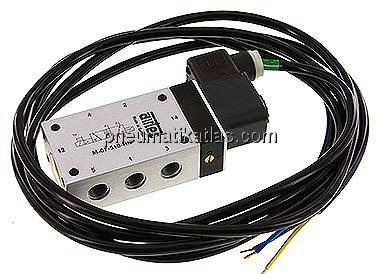 5/2-Wege Magnetventil, G 1/4", Luftfeder, 24 V DC, ATEX-Zulassung