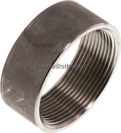 Anschweißmuffe Rp 2"-26mm, 1.4571 (DIN2986-halb)