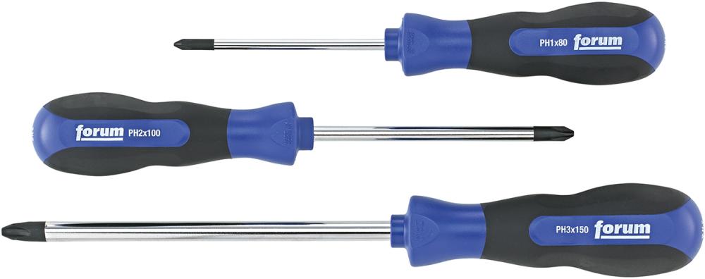 Schraubendreher-Satz rund PH 3-teilig FORUM