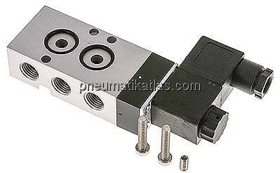 NAMUR-Magnetventil, 5/2-Wege Luftfederrückstellung, G 1/4", 24 V AC