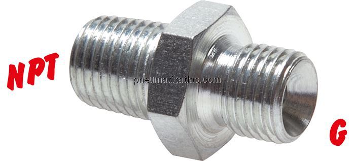 Exemplarische Darstellung: Hochdruck-Doppelnippel 