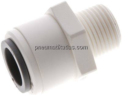 Gerader Steckanschluss R 3/8"-1/2" (12,7 mm), IQS-LE (EPDM-Dichtung)