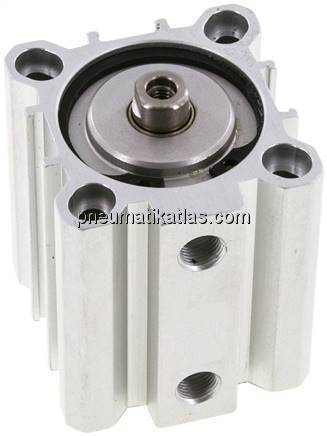 Kurzhubzylinder, einfachwirkend, Kolben 40mm, Hub 25mm