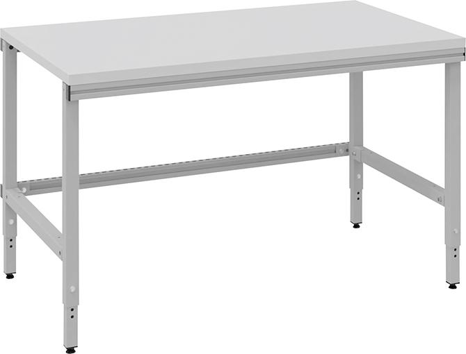 Grundtisch Multi4easy B1280xT800xH720-1020 mm Tischplatte Melamin manuell verstellbar